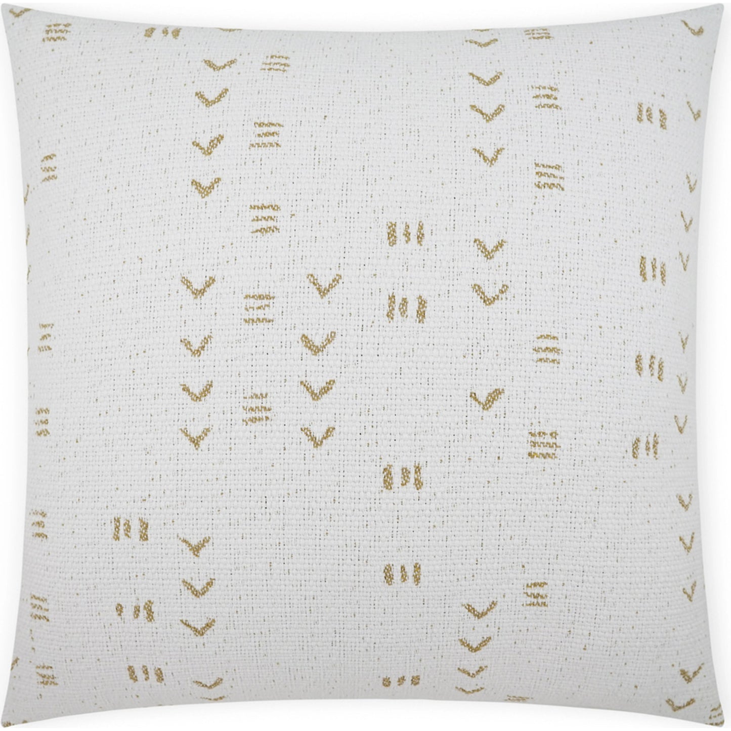 005 SI-2028298 | Primary Silo | Ollie Throw Pillow by DV Kap Home in white. Made from 60% post industrial cotton, 40% post industrial polyester in a modern style.