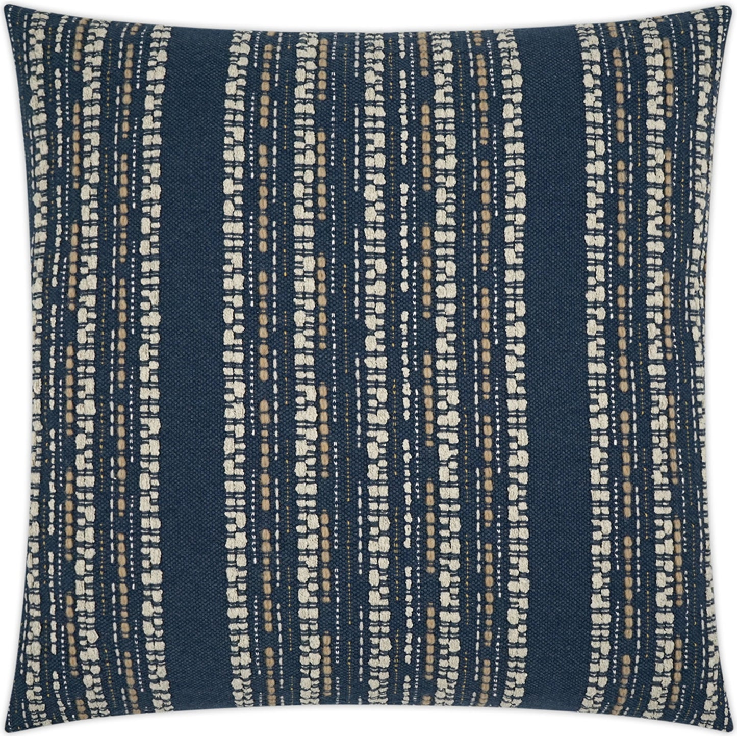 001 SI-2028102 | Primary Silo | Kyra Pillow by DV Kap Home. Made from 44% post industrial cotton, 30% post industrial polyester, 20% polyester, 5% wool, 1% linen in a modern style.