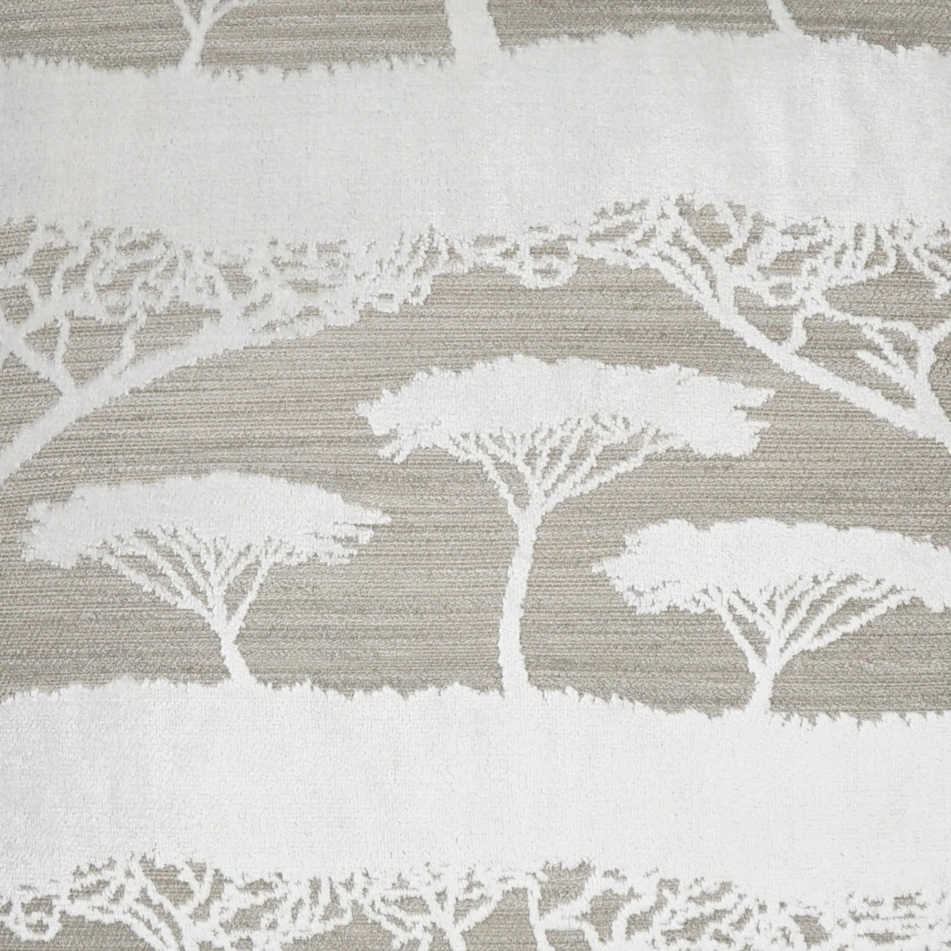 Raintree Throw Pillow by DV Kap Home in ivory, tan/taupe. Made from 50% viscose, 30% polyester, 19% acrylic, 1% linen in a modern style.