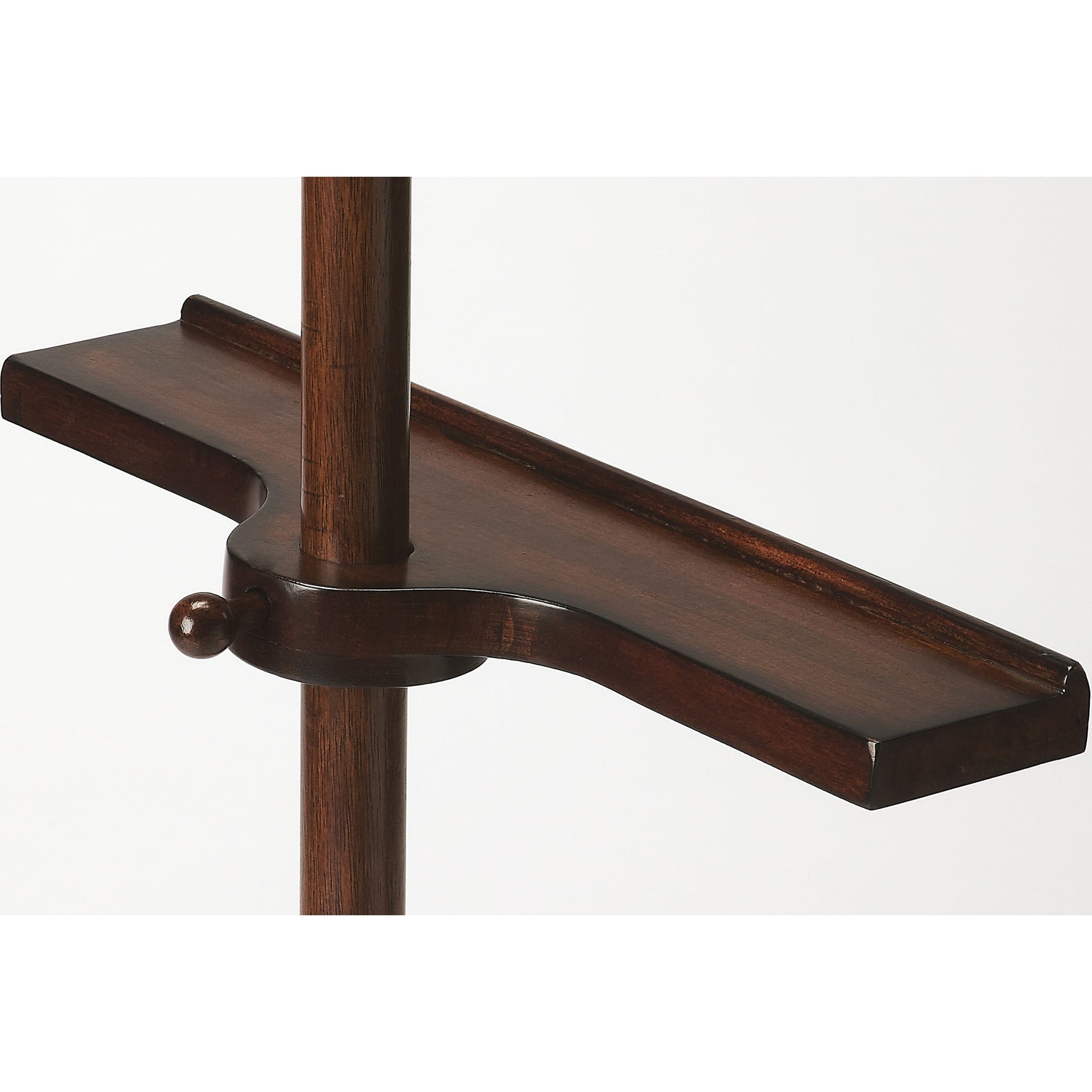 Paddington Plantation Cherry Easel by Butler Specialty Company in dark brown and plantation cherry. Made from rubberwood, poplar hardwood solids in a traditional style.