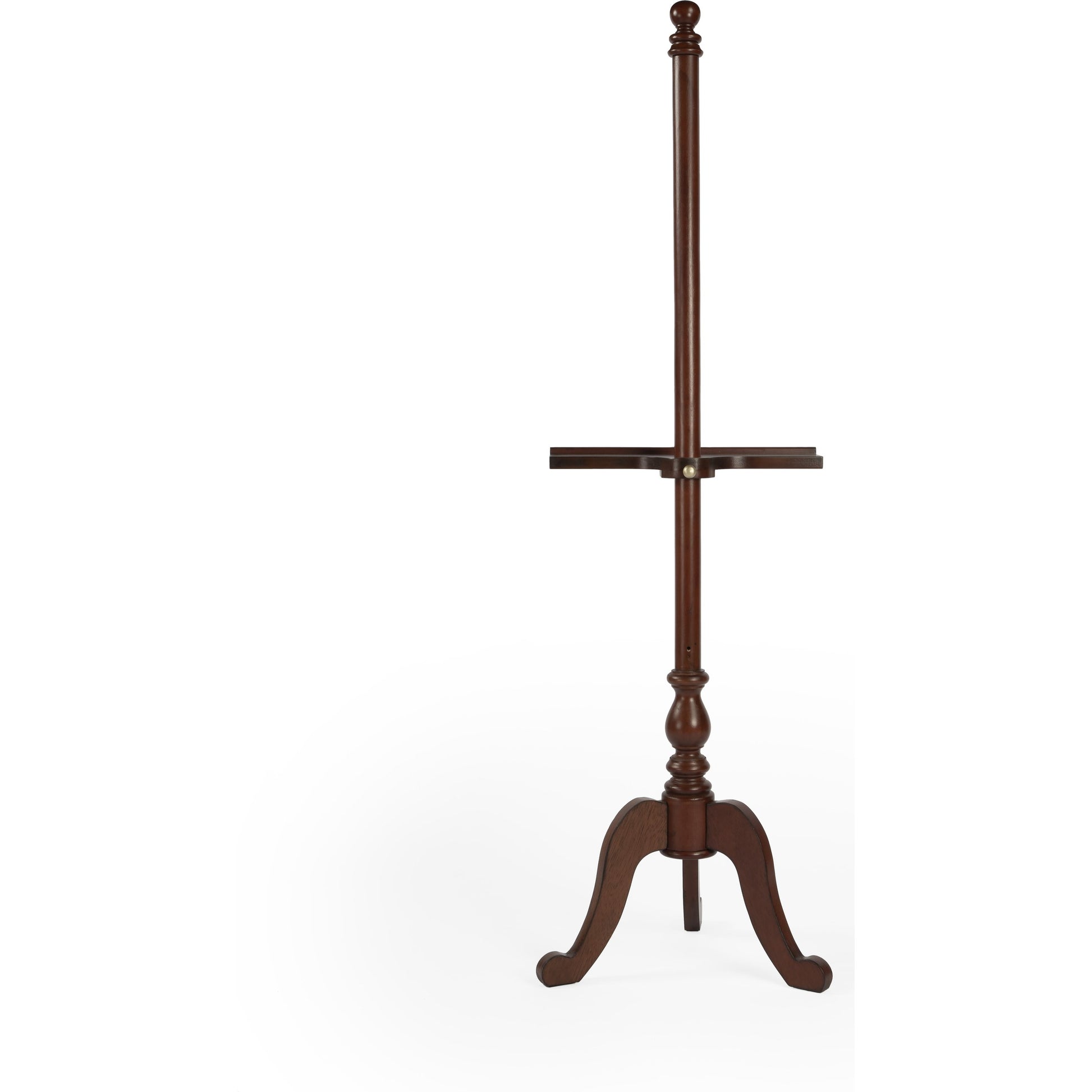 Paddington Plantation Cherry Easel by Butler Specialty Company in dark brown and plantation cherry. Made from rubberwood, poplar hardwood solids in a traditional style.