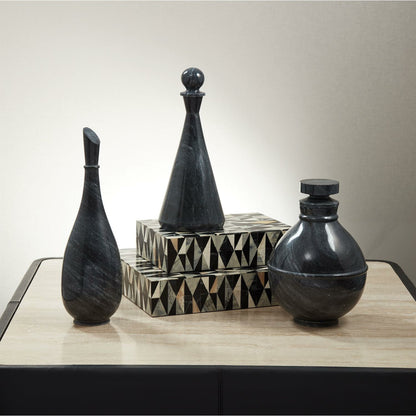 Brass Diamond Box by Global Views. Made from mdf, brass, resin in a eclectic & global style.