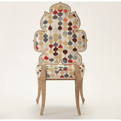 Wiggle Dining Chair by Global Views. Made from rubberwood in a cottage & farmhouse style.