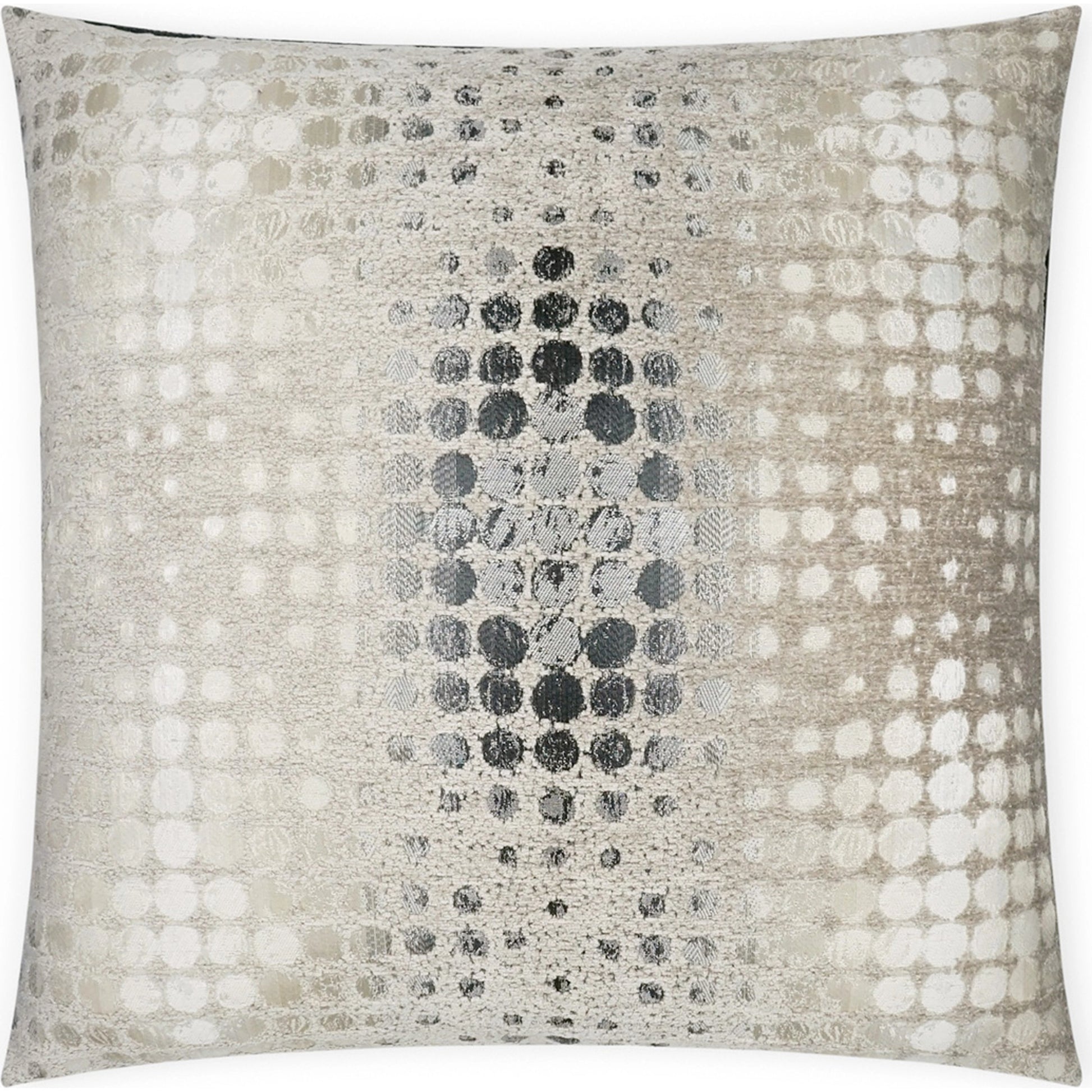 Selfie Throw Pillow by DV Kap Home in onyx. Made from 51% viscose, 26% cotton, 23% polyester in a modern style.
