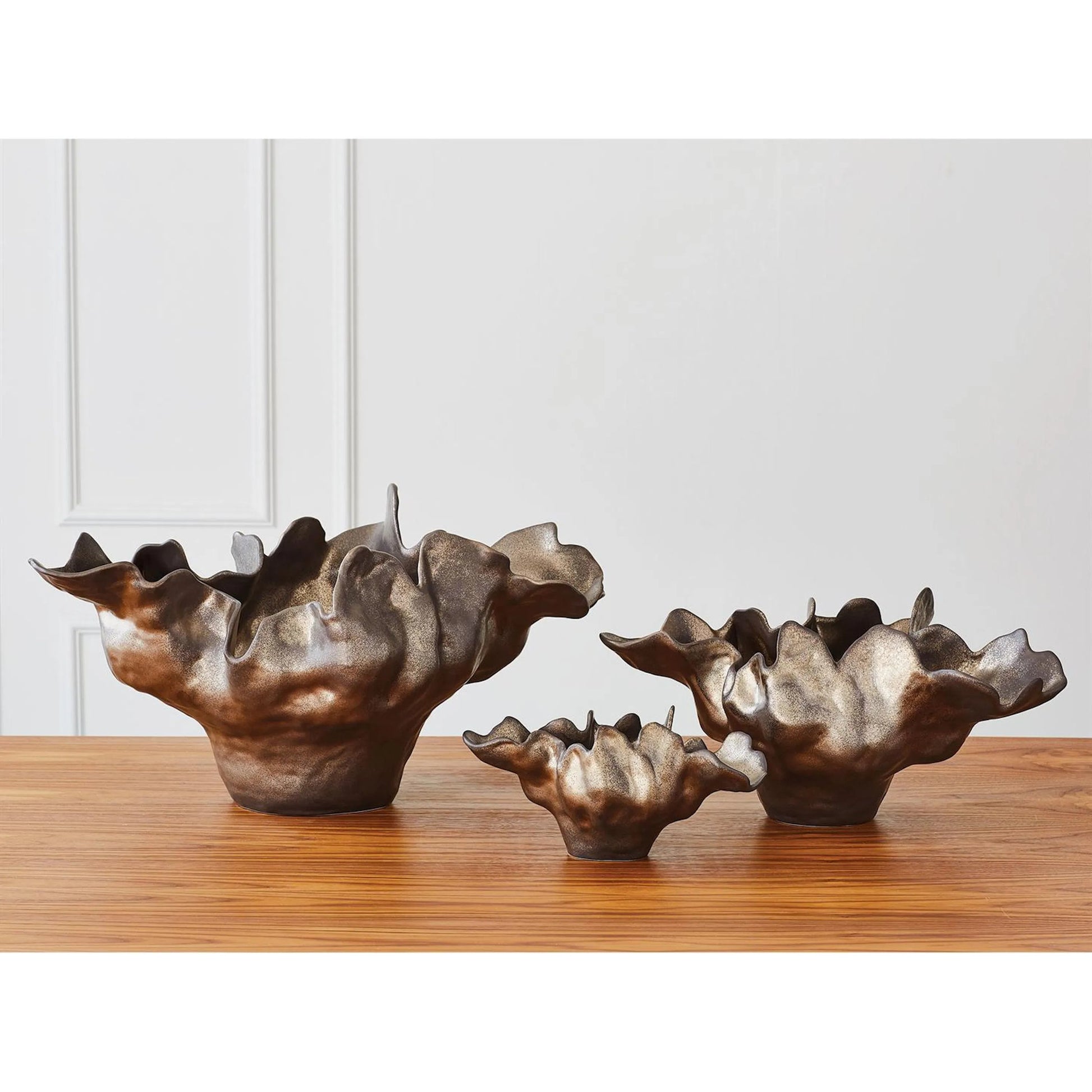 Meteor Bowl by Global Views. Made from ceramic in a coastal style.