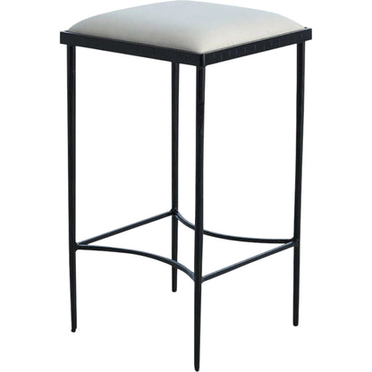 Hammered Bar Stool by Global Views. Made from iron in a modern style.