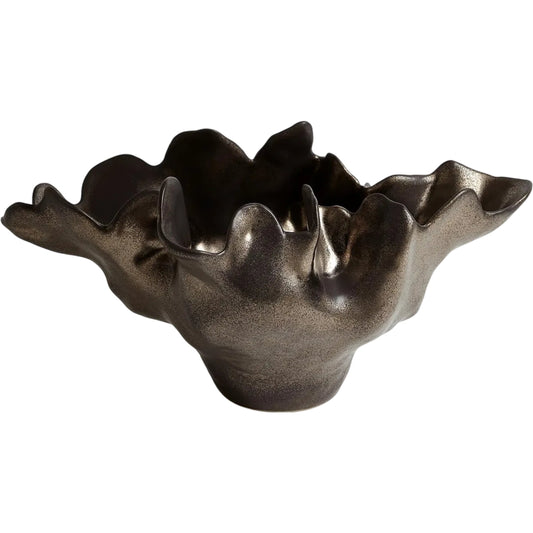 Meteor Bowl by Global Views. Made from ceramic in a coastal style.