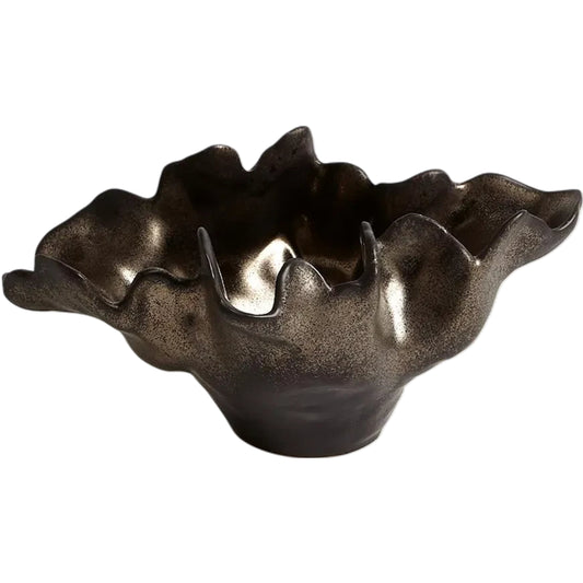 Meteor Bowl by Global Views. Made from ceramic in a coastal style.