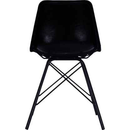 Inland Side Chair by Butler Specialty Company. Made from leather, iron in a traditional style.
