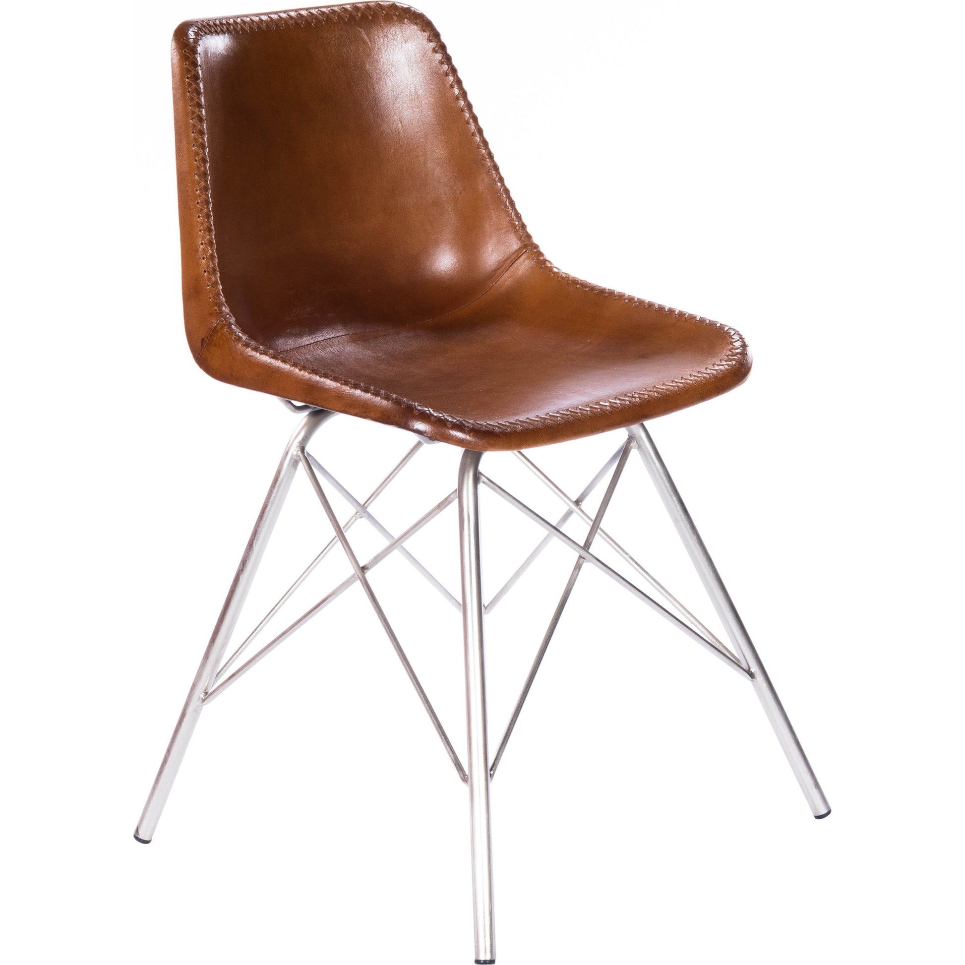 Inland Side Chair by Butler Specialty Company. Made from leather, iron in a traditional style.