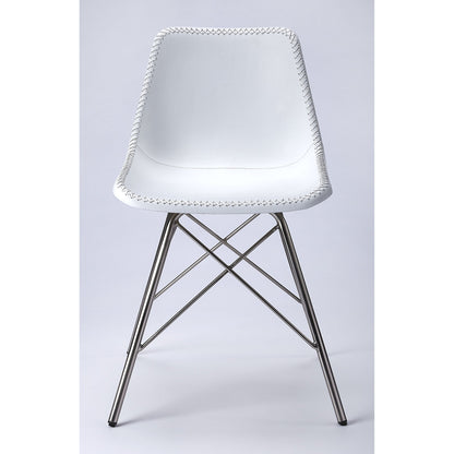 Inland Side Chair by Butler Specialty Company. Made from leather, iron in a traditional style.