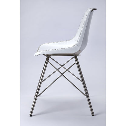 Inland Side Chair by Butler Specialty Company. Made from leather, iron in a traditional style.