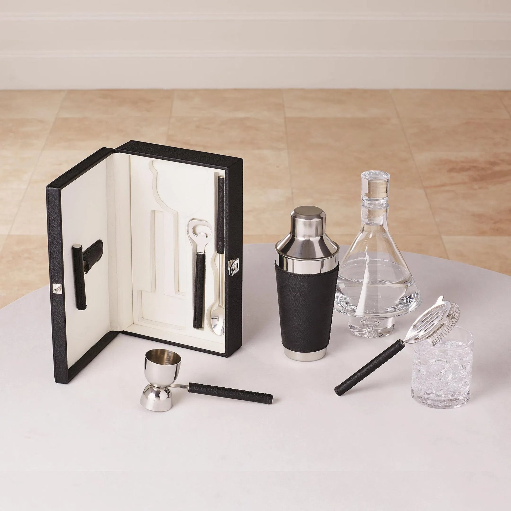 Fat Bottom Decanter by Global Views. Made from glass in a modern style.