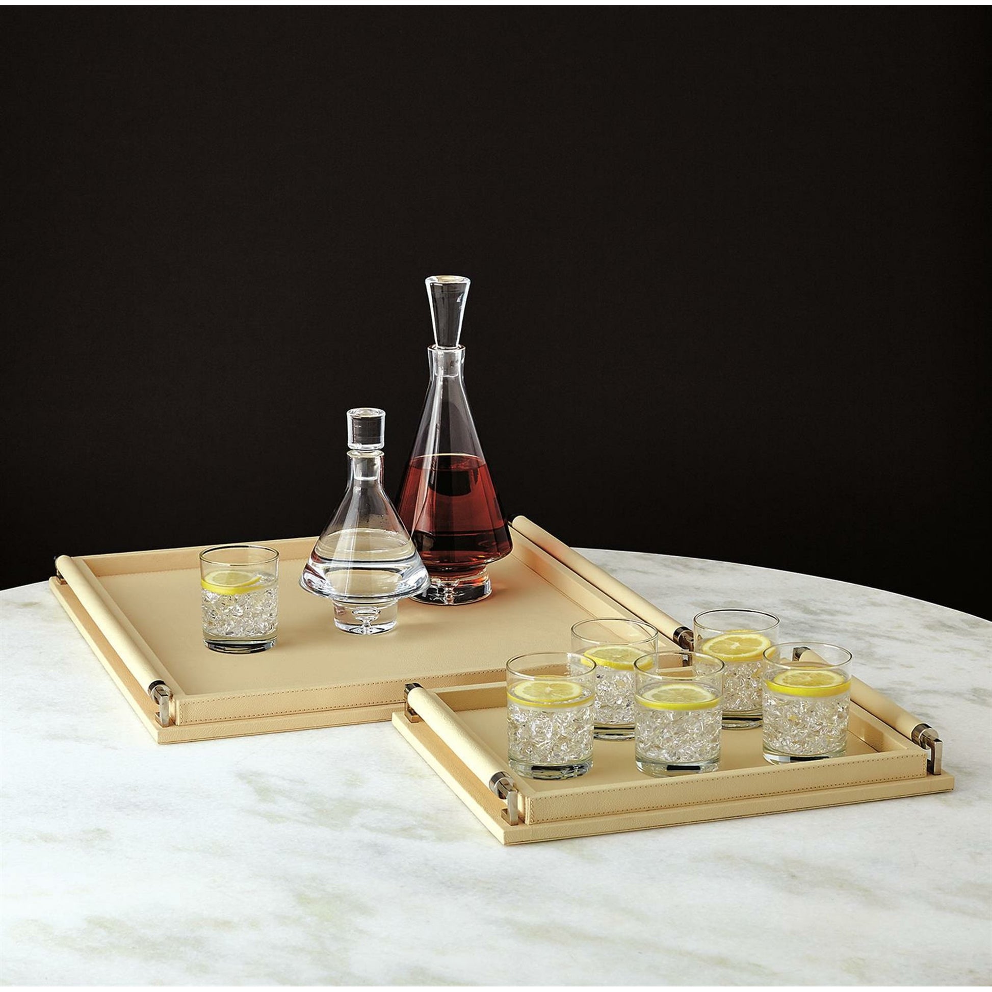 Wrapped Handle Tray by Global Views. Made from unique in a rustic style.