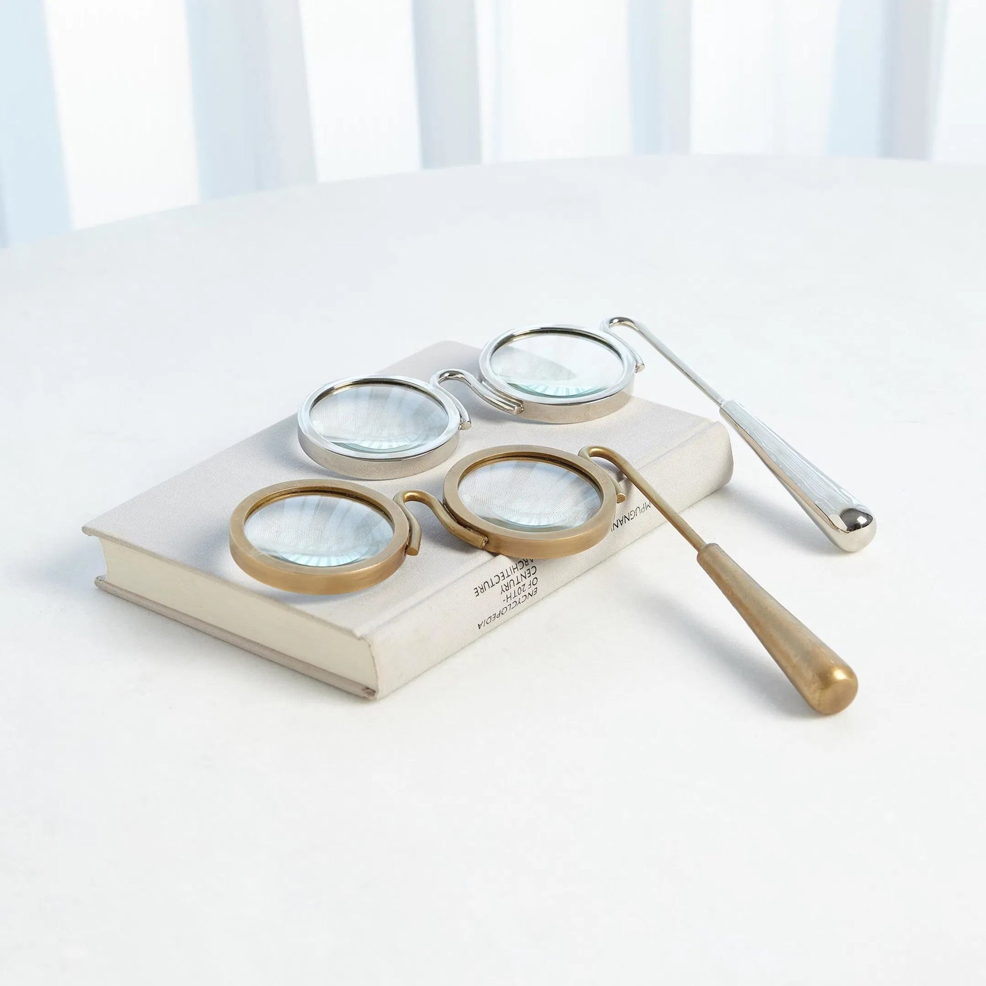 Lorgnette Magnifying Glass by Global Views. Made from unique in a transitional style.