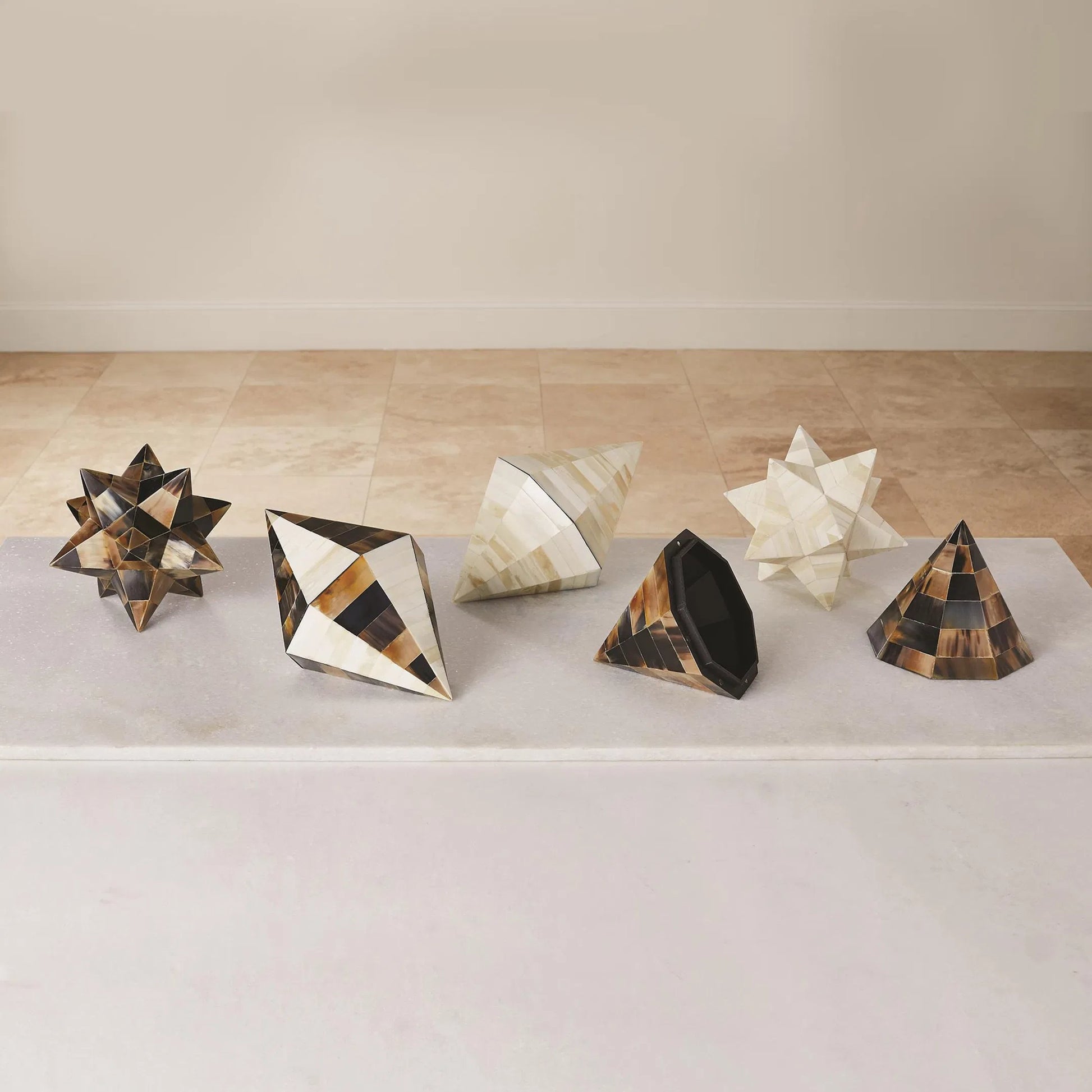 Triangle Cone Box by Global Views. Made from unique in a coastal style.