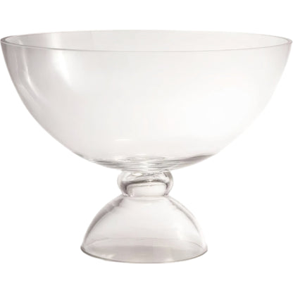 Grande Footed Bowl by Global Views. Made from glass in a traditional style.