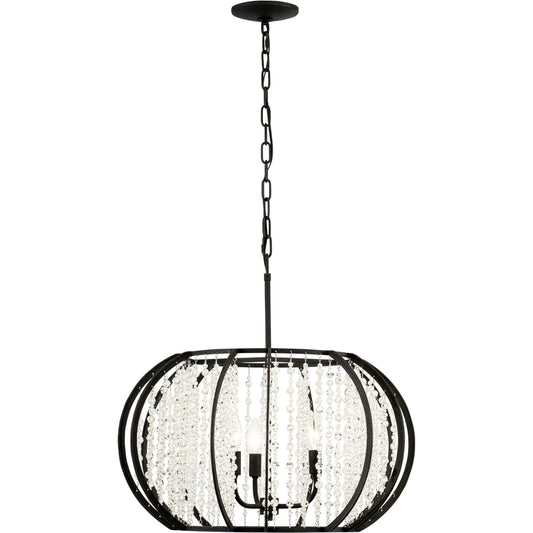 Caesar Pendant by Varaluz in carbon black. Made from unique in a modern style.
