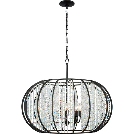 Caesar Pendant by Varaluz in carbon black. Made from unique in a modern style.