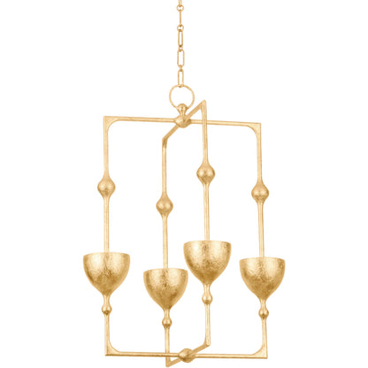 Antalya Lantern by Corbett. Made from iron in a transitional style.