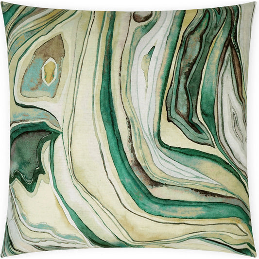 Sumidero Throw Pillow by DV Kap Home. Made from 90% poly chenille, 10% linen in a modern style.