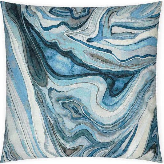 Sumidero Throw Pillow by DV Kap Home. Made from 90% poly chenille, 10% linen in a modern style.
