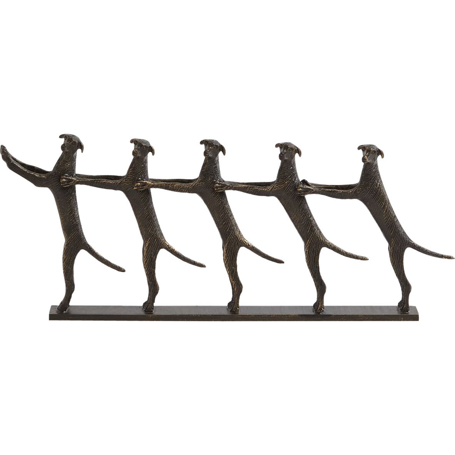 001 SR-892086 | Additional Silo | Golden Conga Line by Global Views. Made from cast brass, white marble in a eclectic & global style.