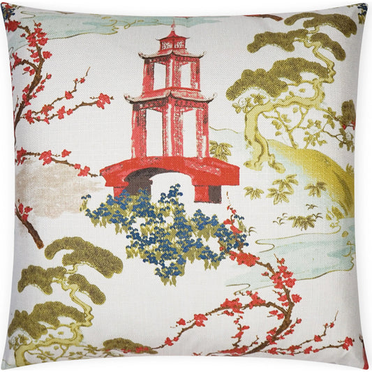 Sakura Throw Pillow by DV Kap Home. Made from 100% polyester in a modern style.