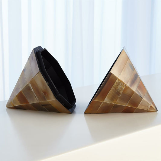 Triangle Cone Box by Global Views. Made from unique in a coastal style.
