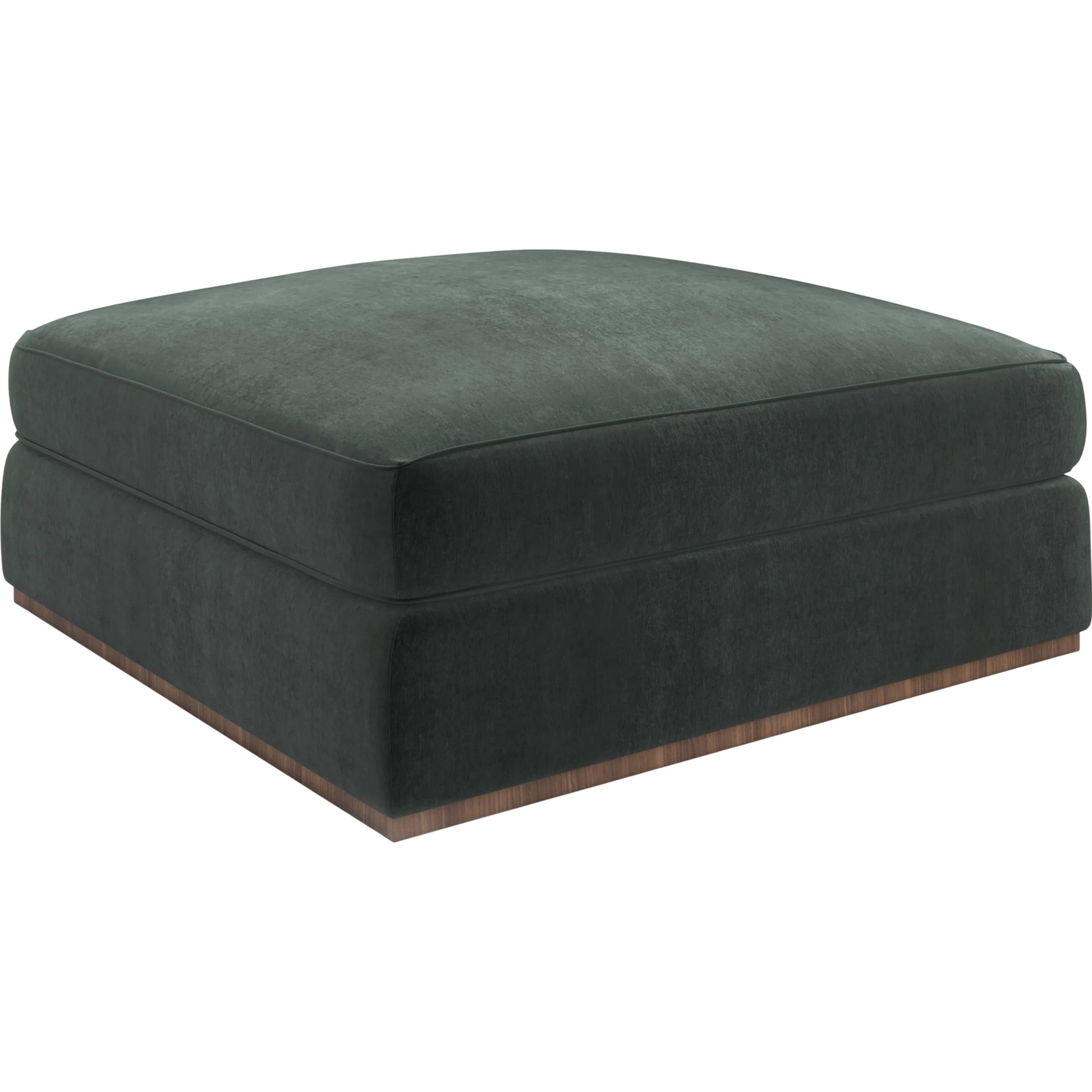 Bello Ottoman by Caracole in retro walnut. Made from unique in a eclectic & global style.