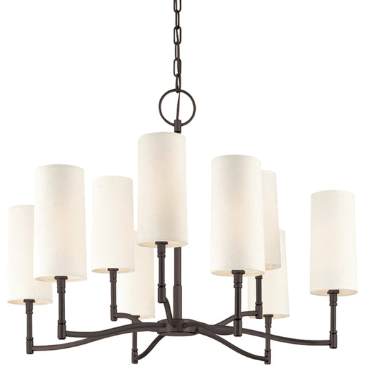 Dillon Chandelier by Hudson Valley. Made from brass in a transitional style.