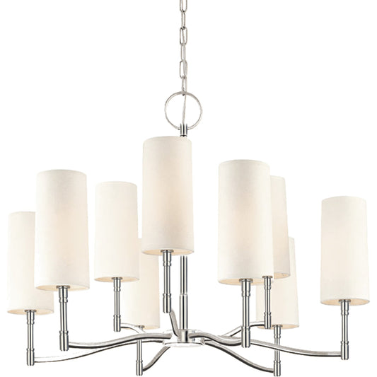 Dillon Chandelier by Hudson Valley. Made from brass in a transitional style.
