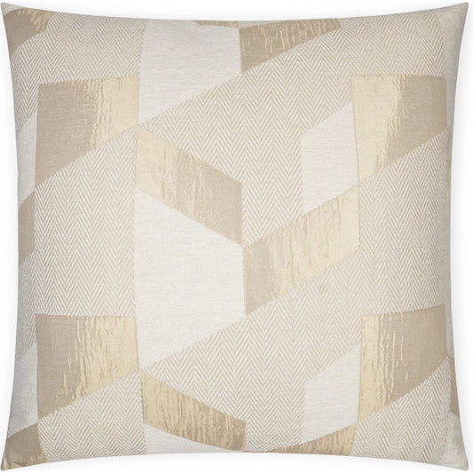 Noren Throw Pillow by DV Kap Home in gold. Made from 100% polyester in a modern style.