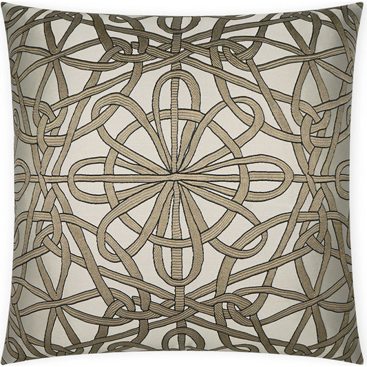 Slip Knot Throw Pillow by DV Kap Home. Made from 100% polyester in a modern style.