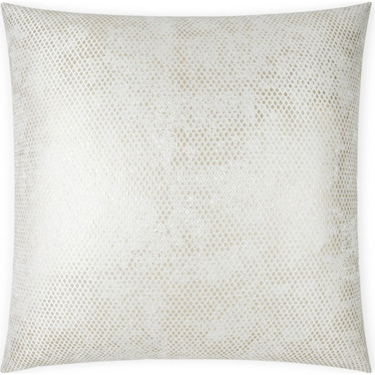 Pitone Throw Pillow by DV Kap Home in ivory. Made from 100% polyester in a modern style.
