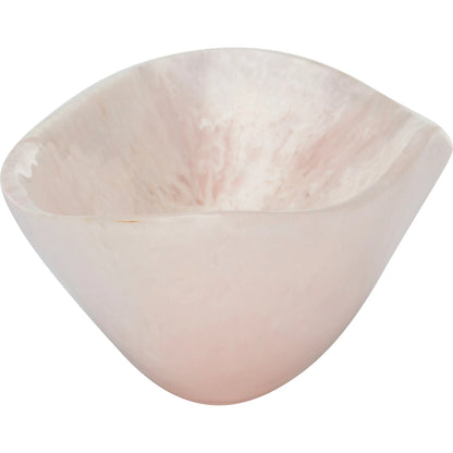 Bucolic Oval Bowl by Chelsea House in pink, cream swirl. Made from unique in a unique style.
