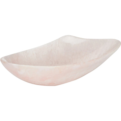 Bucolic Oval Bowl by Chelsea House in pink, cream swirl. Made from unique in a unique style.
