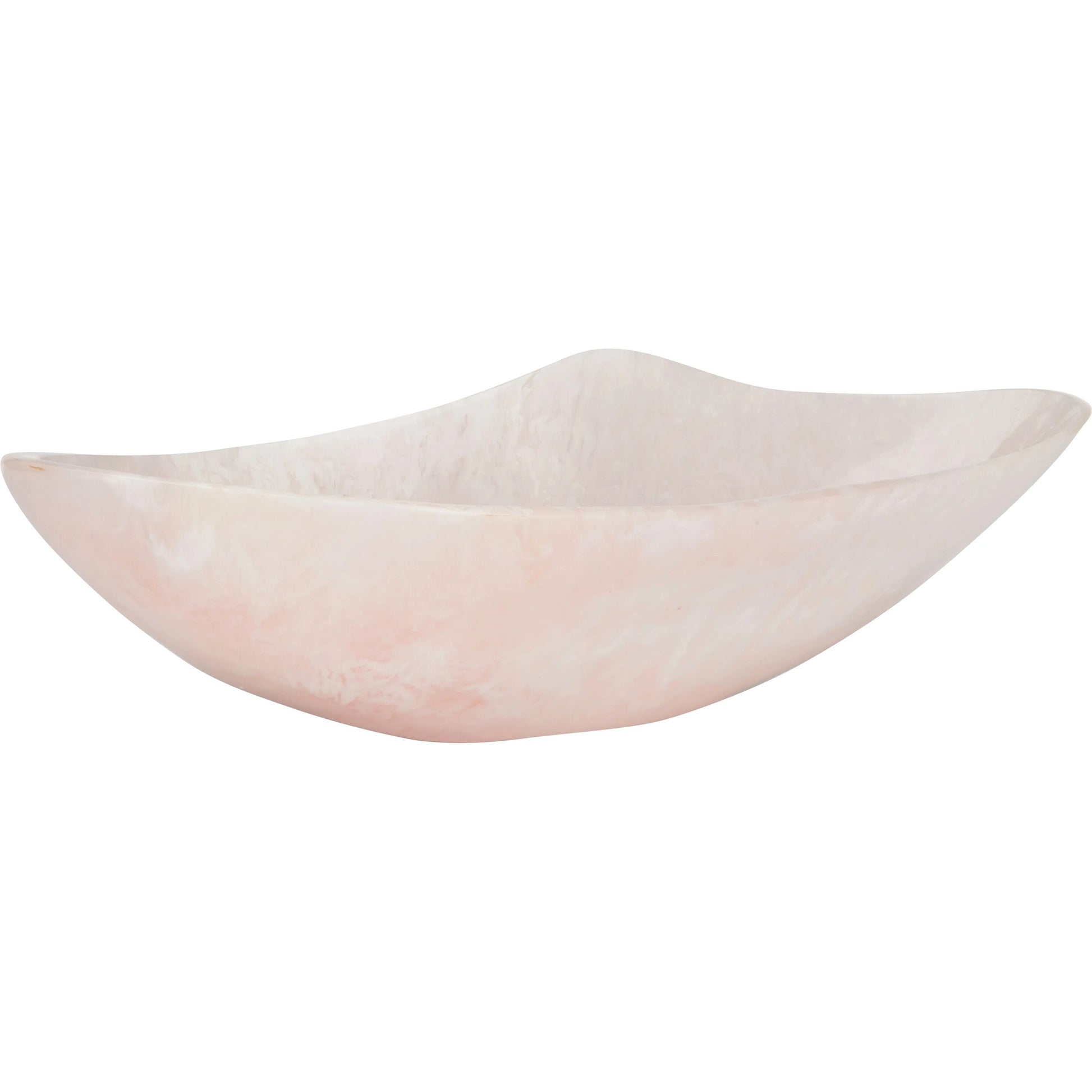Bucolic Oval Bowl by Chelsea House in pink, cream swirl. Made from unique in a unique style.