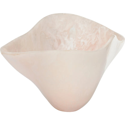 Bucolic Oval Bowl by Chelsea House in pink, cream swirl. Made from unique in a unique style.