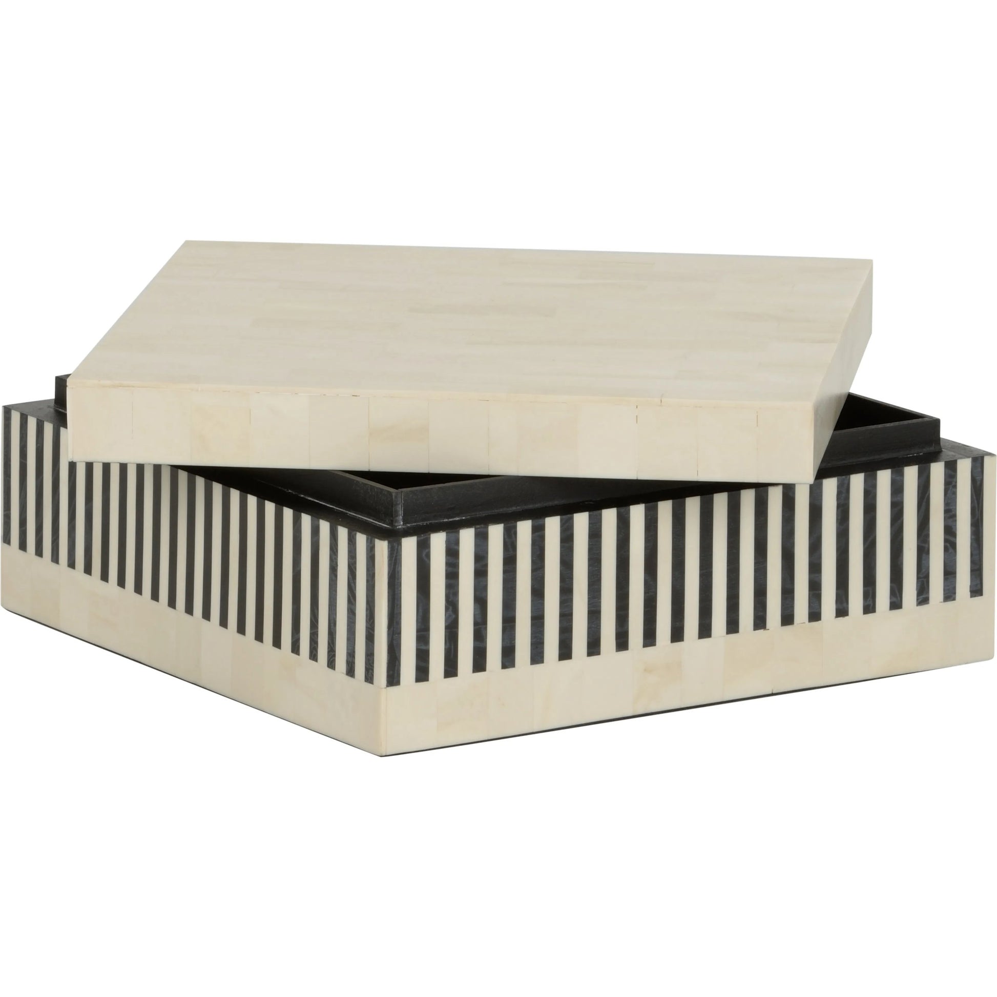 Howell Striped Square Box by Chelsea House. Made from unique in a unique style.