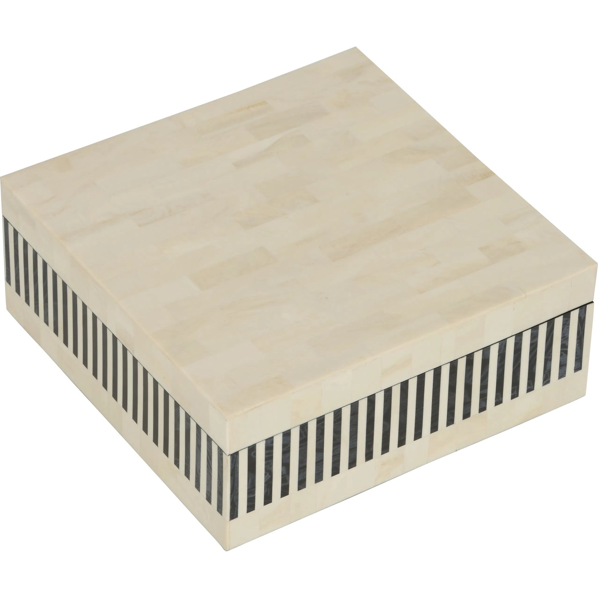 Howell Striped Square Box by Chelsea House. Made from unique in a unique style.