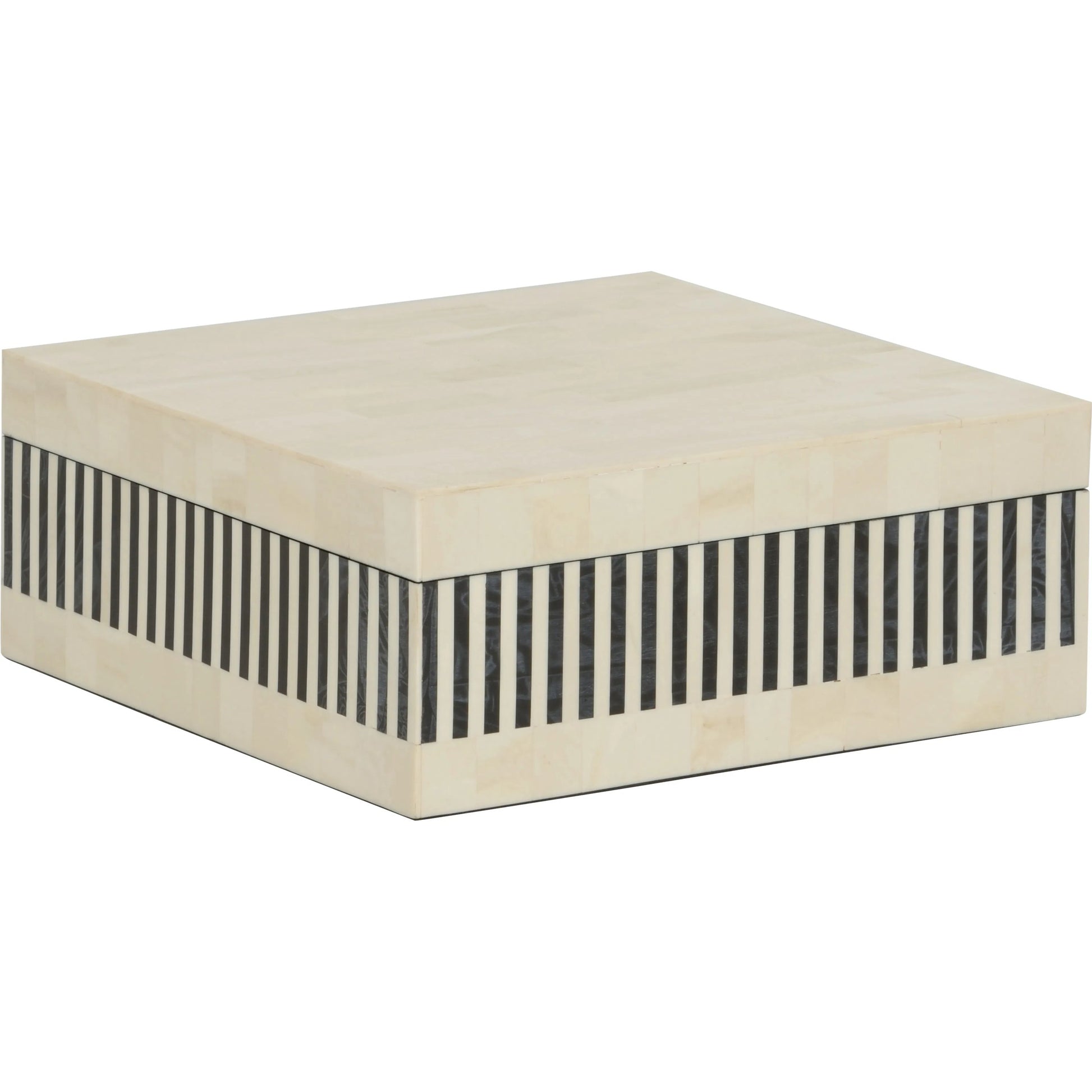 Howell Striped Square Box by Chelsea House. Made from unique in a unique style.