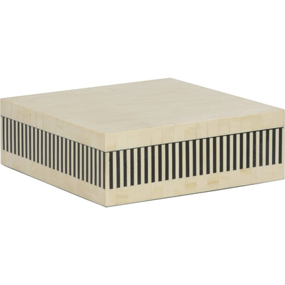Howell Striped Square Box by Chelsea House. Made from unique in a unique style.
