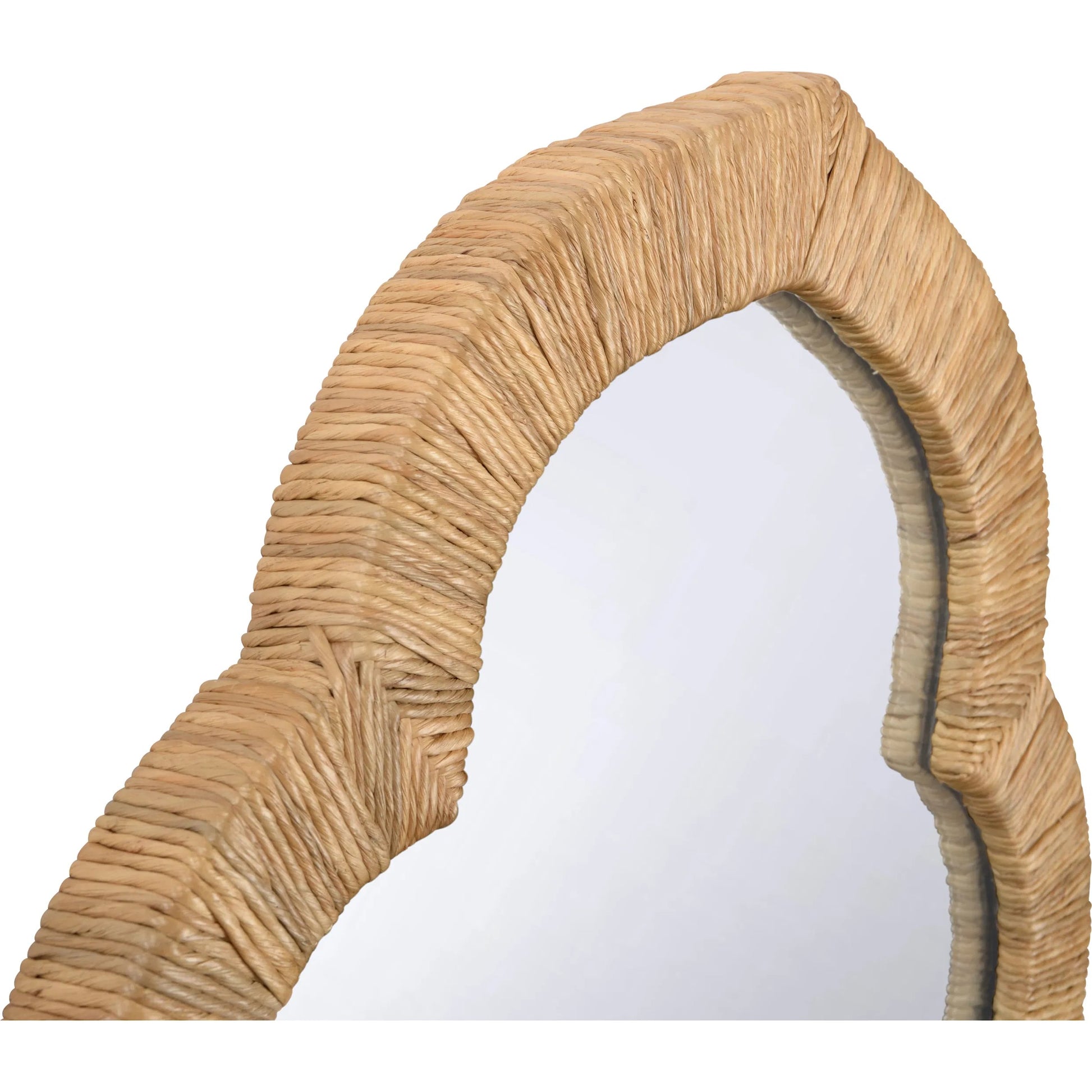 Eden Mirror by Chelsea House in brown and natural, plain, clear. Made from unique in a unique style.