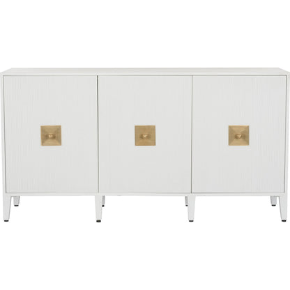 Burns Credenza by Chelsea House in white, cream and white. Made from unique in a modern style.