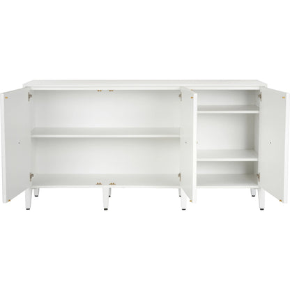 Burns Credenza by Chelsea House in white, cream and white. Made from unique in a modern style.