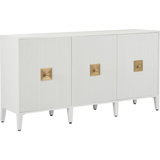 Burns Credenza by Chelsea House in white, cream. Made from unique in a unique style.
