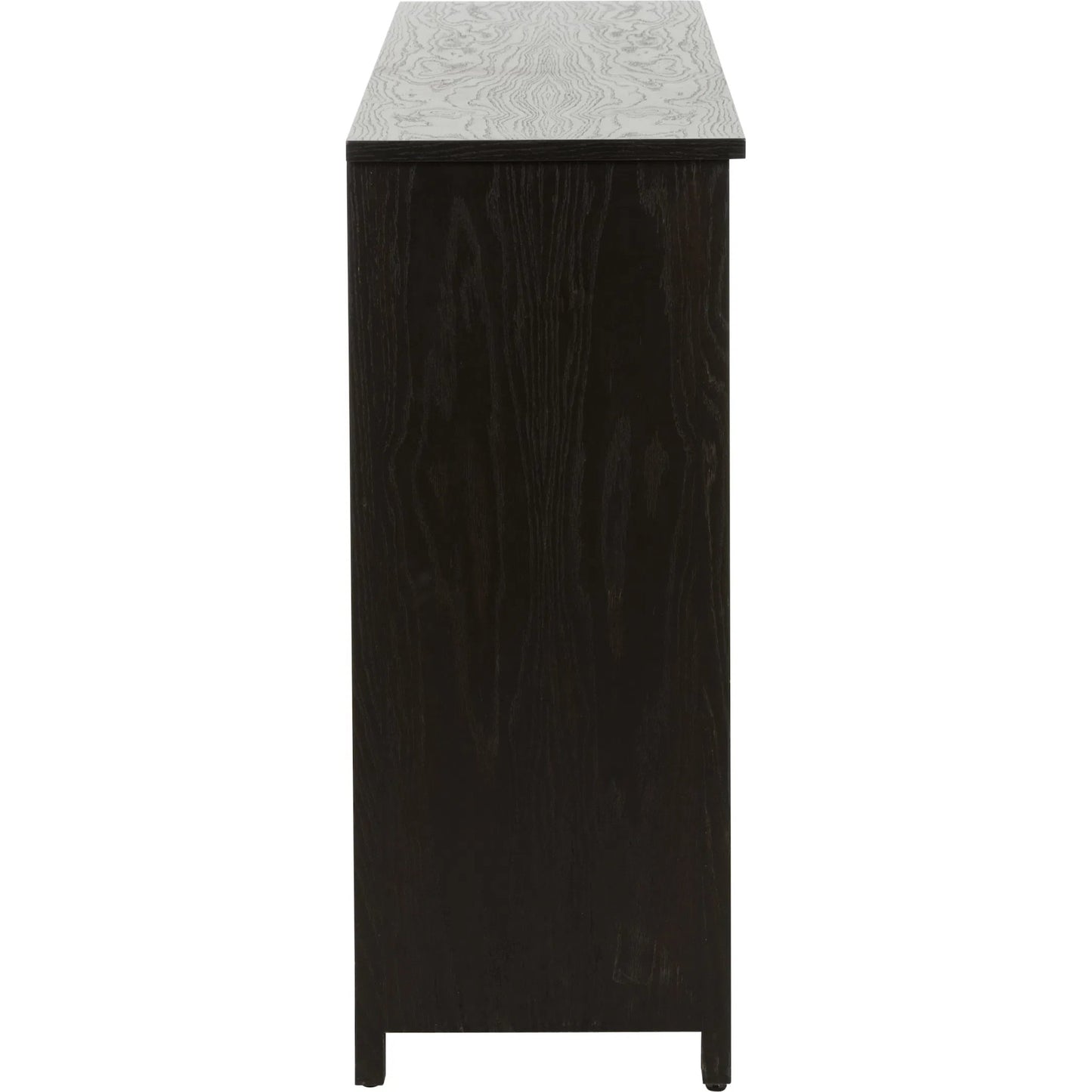 004 SI-2335062 | Additional Silo | Wrightsbury Console by Chelsea House in black and black, natural. Made from wood, grasscloth in a traditional style.