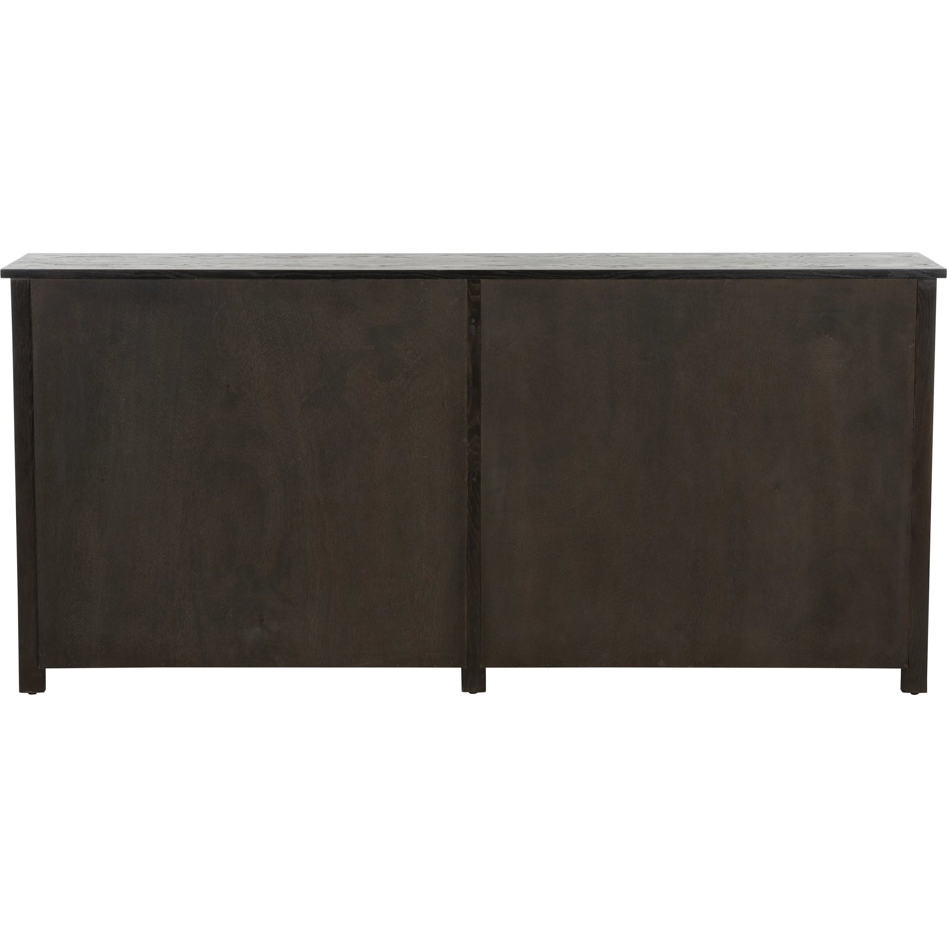 Wrightsbury Console by Chelsea House in black and black, natural. Made from wood, grasscloth in a traditional style.