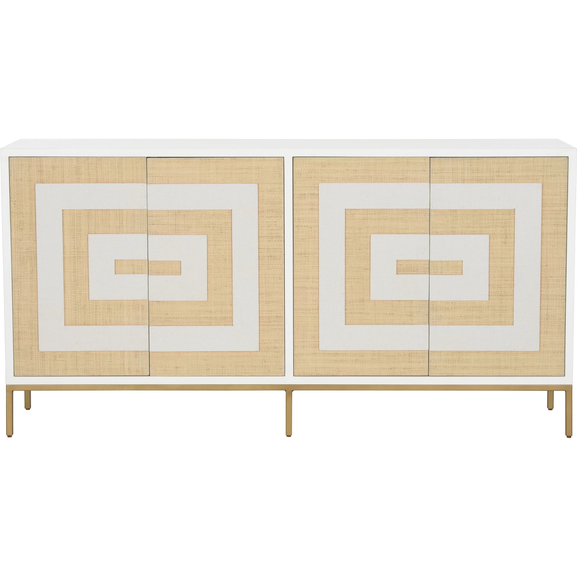 Sloan Street Cabinet by Chelsea House in white, cream and white, natural. Made from unique in a modern style.